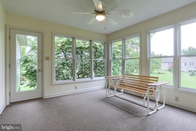 7 Brookside Cir, Myerstown, PA 17067 - sunroom / solarium featuring baseboards and carpet