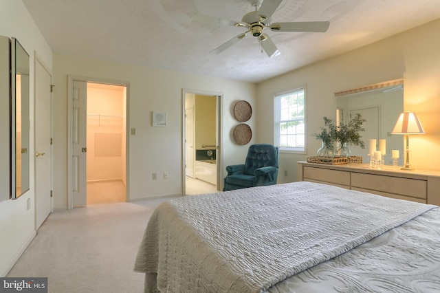 7 Brookside Cir, Myerstown, PA 17067 - bedroom with light colored carpet, baseboards, and ensuite bathroom