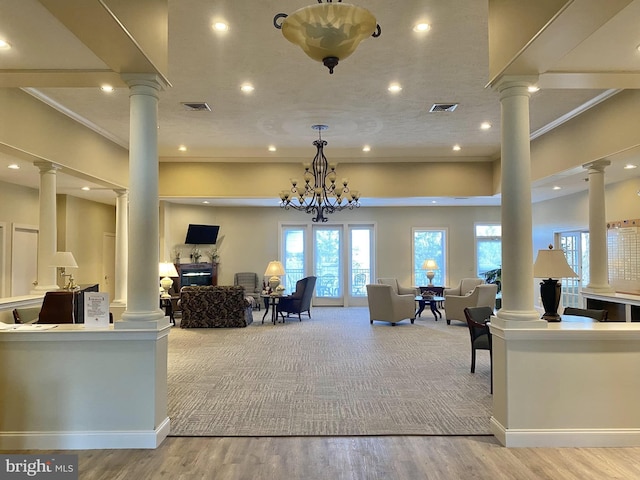 7 Brookside Cir, Myerstown, PA 17067 - lobby with ornamental molding and recessed lighting