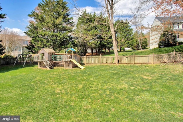 3270 Channel Ct, Huntingtown, MD 20639 - view of yard featuring a playground
