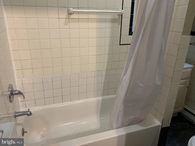 4621 N Broad St, Philadelphia, PA 19140 - bathroom featuring shower / bathtub combination with curtain