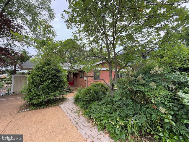 1414 N Johnson St, Arlington, VA 22201 - view of property hidden behind natural elements with brick siding
