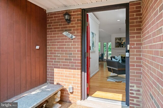 1414 N Johnson St, Arlington, VA 22201 - view of exterior entry with brick siding
