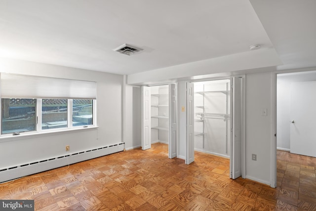 1414 N Johnson St, Arlington, VA 22201 - unfurnished bedroom with baseboard heating