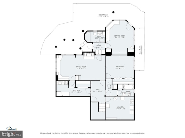 1414 N Johnson St, Arlington, VA 22201 - room layout