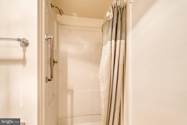 15115 Interlachen Dr Unit 3-920, Silver Spring, MD 20906 - bathroom featuring a shower with shower curtain