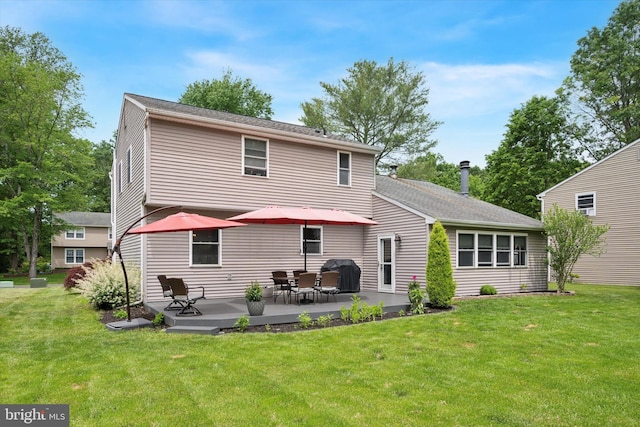 4811 Kings Rd, Doylestown, PA 18902 - back of house with a yard and a patio
