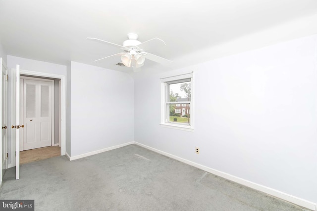 681 Dutton Cir, Springfield, PA 19064 - carpeted empty room with baseboards and ceiling fan