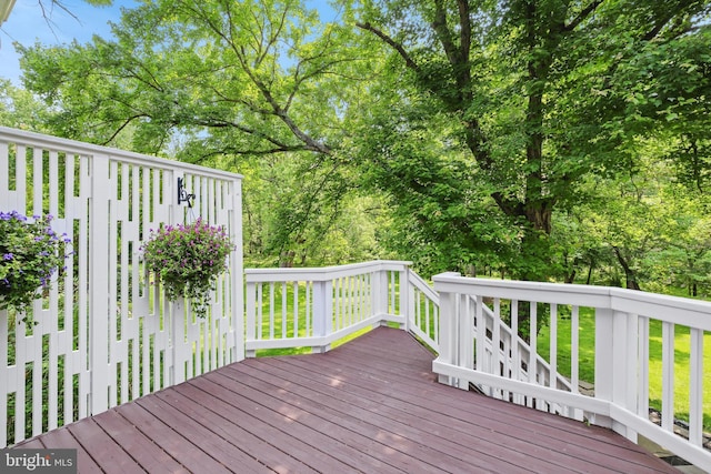 10104 Colebrook Ave, Potomac, MD 20854 - view of wooden terrace