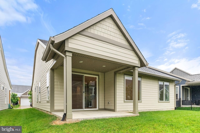 118 Milkweed Dr, Lake Frederick, VA 22630 - back of house with a patio area