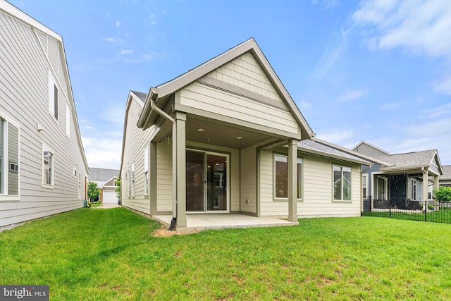 118 Milkweed Dr, Lake Frederick, VA 22630 - back of house featuring a patio area