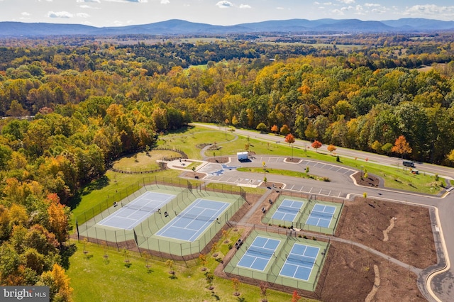 118 Milkweed Dr, Lake Frederick, VA 22630 - bird's eye view of a forest and a mountainous background