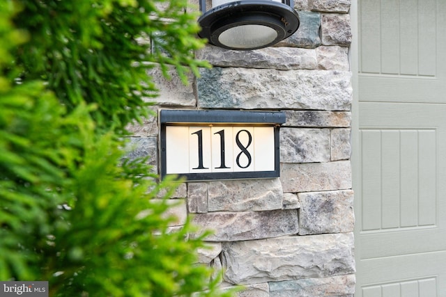 118 Milkweed Dr, Lake Frederick, VA 22630 - exterior view of stone siding