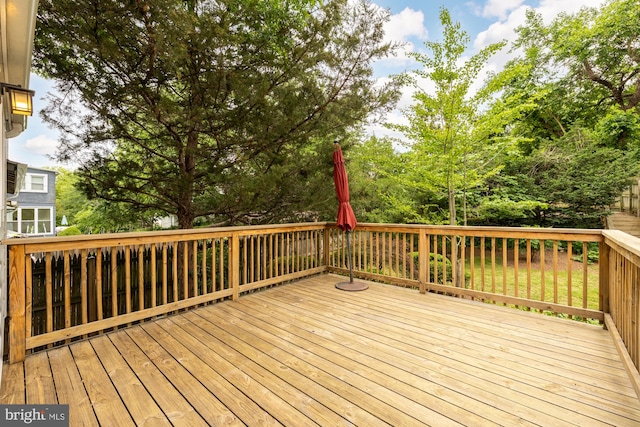 1505 Otis St NE, Washington, DC 20017 - view of wooden terrace