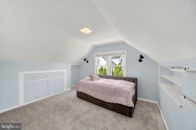 4220 E Joppa Rd, Nottingham, MD 21236 - carpeted bedroom featuring vaulted ceiling and baseboards