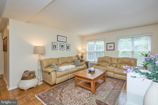 3501 Martha Custis Dr, Alexandria, VA 22302 - living area with baseboards