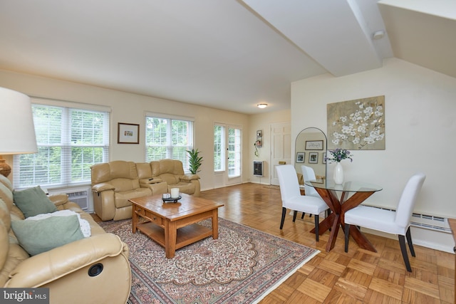 3501 Martha Custis Dr, Alexandria, VA 22302 - living area with healthy amount of natural light and baseboards