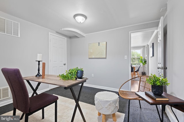 4937 Schaub Ave, Baltimore, MD 21206 - carpeted office with baseboards