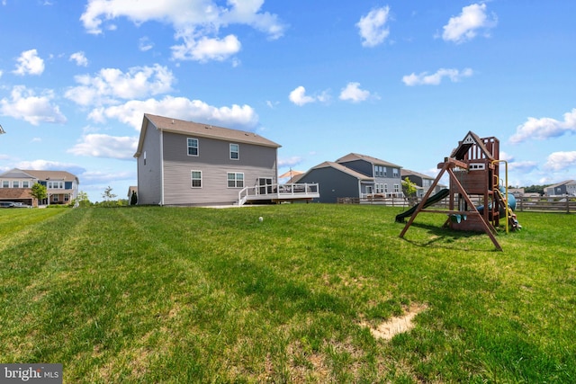 664 N Chandler Dr, Westminster, MD 21157 - back of property featuring a playground