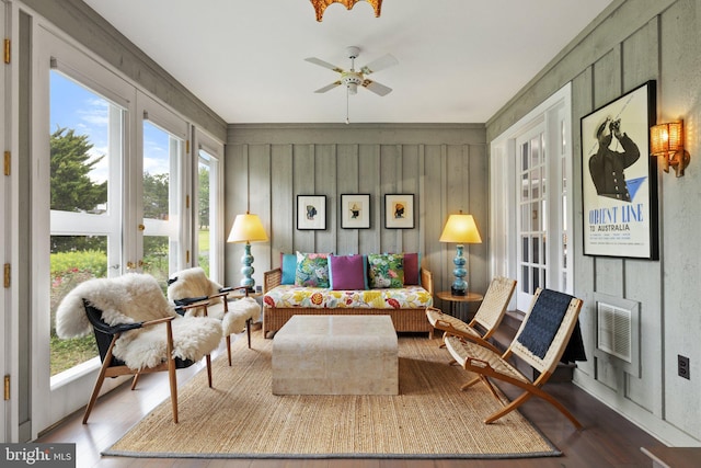 22693 St Louis Rd, Middleburg, VA 20117 - sunroom / solarium with wood finished floors and healthy amount of natural light