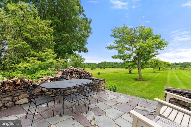 22693 St Louis Rd, Middleburg, VA 20117 - view of patio with outdoor dining space