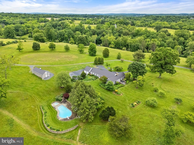 22693 St Louis Rd, Middleburg, VA 20117 - drone / aerial view of a pool area