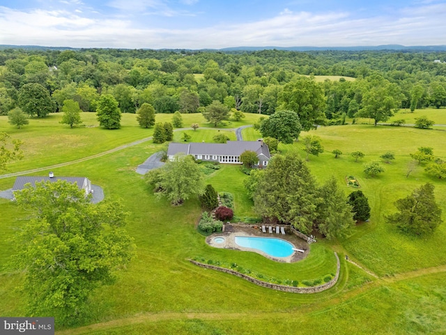 22693 St Louis Rd, Middleburg, VA 20117 - aerial view of a pool area
