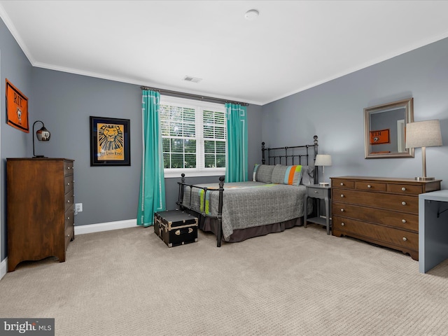 116 Colony Xing, Edgewater, MD 21037 - bedroom featuring crown molding, carpet, and baseboards