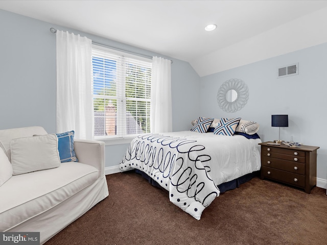 116 Colony Xing, Edgewater, MD 21037 - bedroom featuring carpet, lofted ceiling, and baseboards