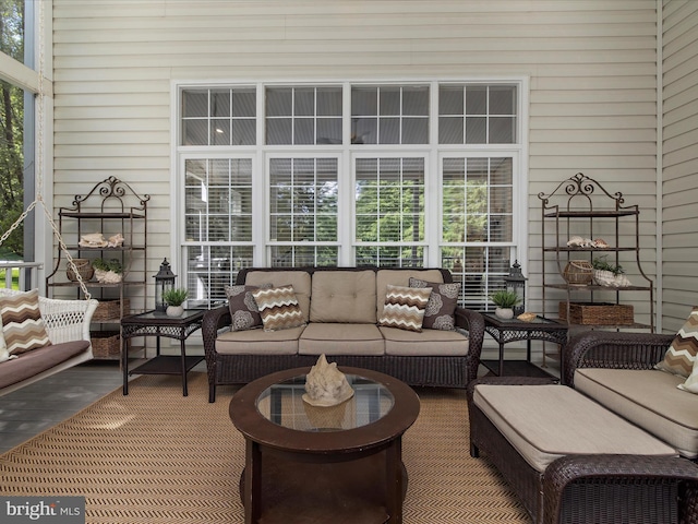 116 Colony Xing, Edgewater, MD 21037 - sunroom / solarium with an outdoor living space