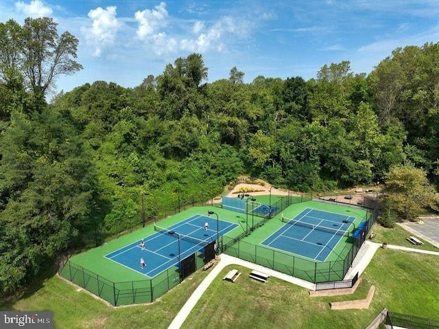 116 Colony Xing, Edgewater, MD 21037 - view of tennis court with a view of trees