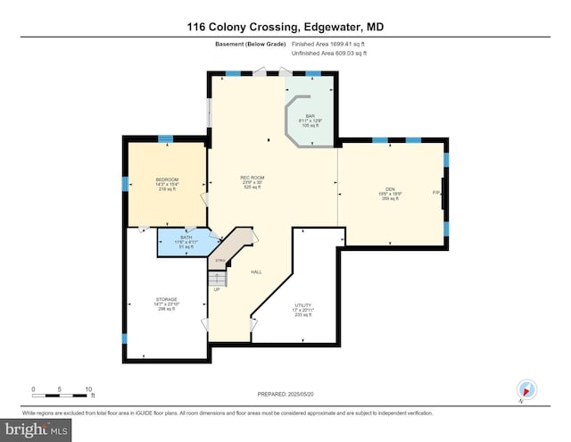 116 Colony Xing, Edgewater, MD 21037 - property floor plan
