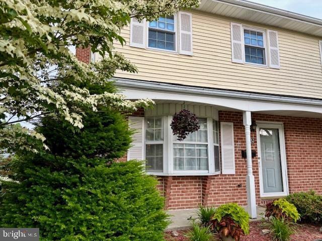 132 Popodickon Dr, Boyertown, PA 19512 - view of home's exterior with brick siding