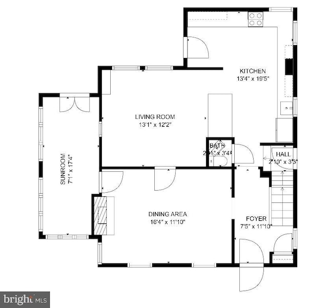 402 W Masonic View Ave, Alexandria, VA 22301 - room layout