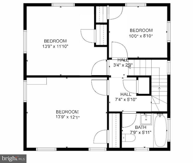 402 W Masonic View Ave, Alexandria, VA 22301 - floor plan / room layout