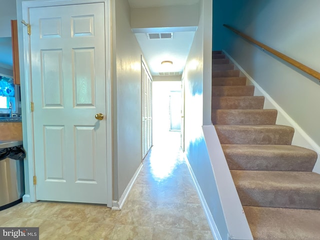 131 Arundel Rd, Pasadena, MD 21122 - staircase featuring baseboards