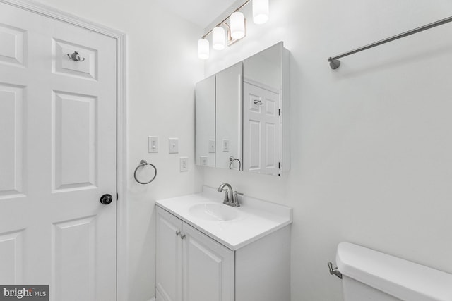 74 Bramblewood Dr, Ocean Pines, MD 21811 - bathroom with vanity and toilet