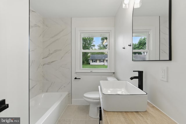 3835 Dresher Rd, Bensalem, PA 19020 - bathroom featuring toilet, baseboards, and vanity