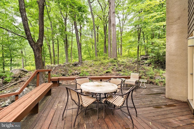 1163 Stuart Rd, Princeton, NJ 08540 - wooden deck featuring outdoor dining area