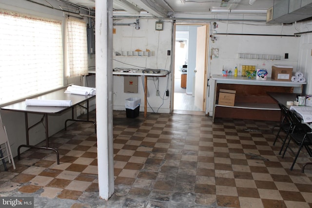 601 W Main St, New Holland, PA 17557 - basement featuring tile patterned floors and electric panel