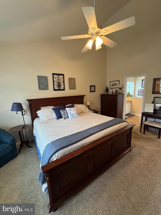 7 Red Fox Ct, Reinholds, PA 17569 - carpeted bedroom with baseboards and a ceiling fan