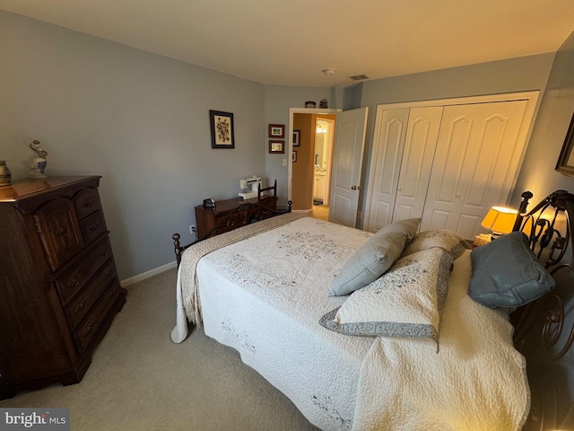 7 Red Fox Ct, Reinholds, PA 17569 - bedroom featuring carpet flooring, a closet, and baseboards