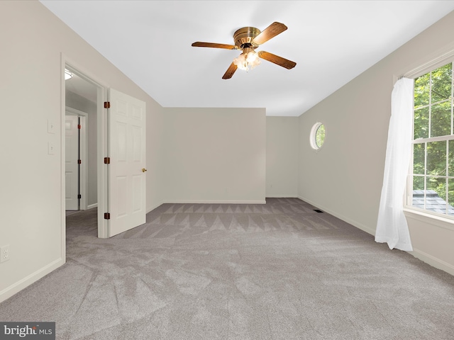 3501 Marthas Vineyard Way, Edgewater, MD 21037 - carpeted spare room with plenty of natural light, a ceiling fan, and baseboards