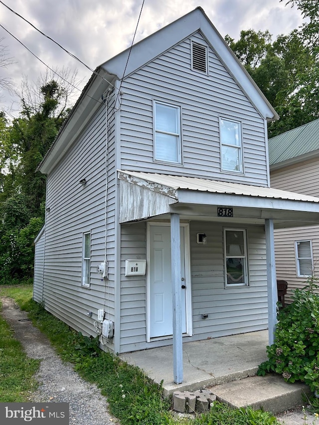 818 Washington St, Cambridge, MD 21613 - view of front of house featuring a porch
