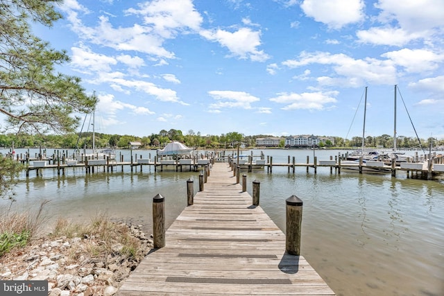 1104 Back Creek Loop Unit 1104, Solomons, MD 20688 - dock featuring a water view