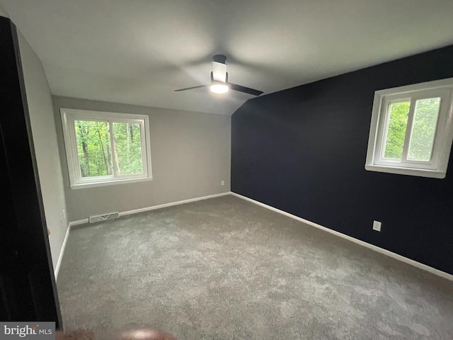 29075 Autumnwood Dr, Mechanicsville, MD 20659 - unfurnished room with plenty of natural light, ceiling fan, carpet floors, and baseboards