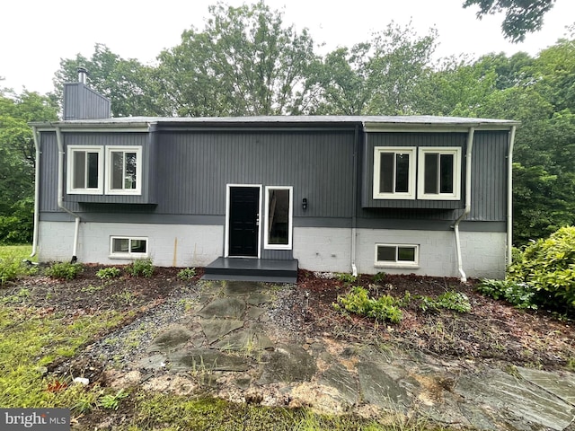 29075 Autumnwood Dr, Mechanicsville, MD 20659 - view of front of house with a chimney