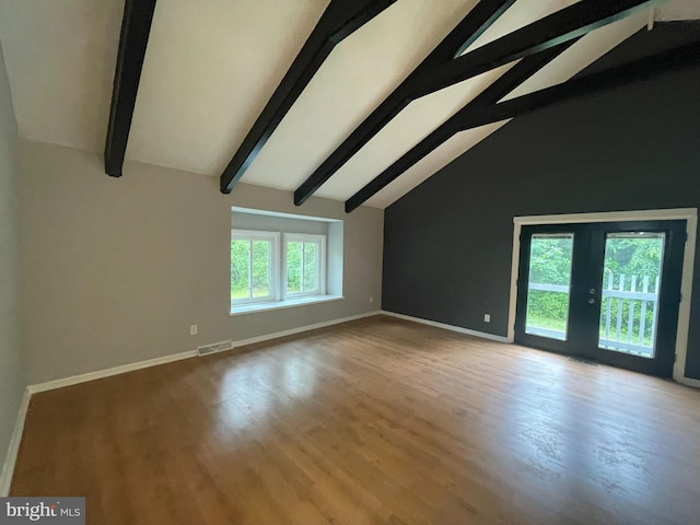 29075 Autumnwood Dr, Mechanicsville, MD 20659 - unfurnished living room with wood finished floors and baseboards