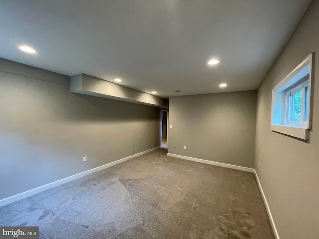 29075 Autumnwood Dr, Mechanicsville, MD 20659 - basement with recessed lighting, baseboards, and carpet