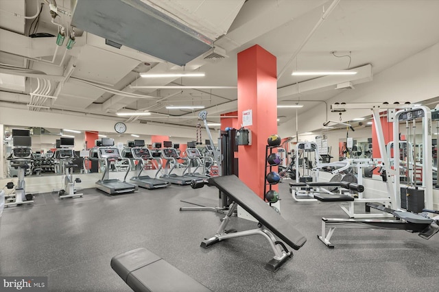 2425 L St NW Unit 623, Washington, DC 20037 - view of workout area